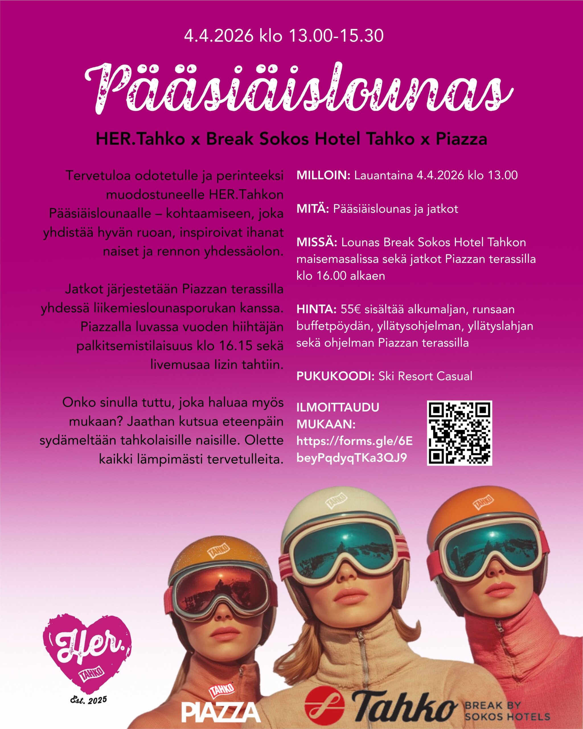 LuncHER.Tahko Pääsiäislounas